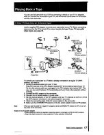 Preview for 17 page of Sony Handycam CCD-FX425 Operation Manual