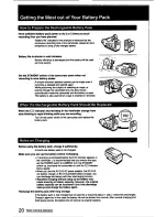 Preview for 20 page of Sony Handycam CCD-FX425 Operation Manual