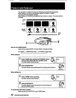 Preview for 32 page of Sony Handycam CCD-FX425 Operation Manual