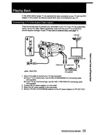 Preview for 33 page of Sony Handycam CCD-FX425 Operation Manual