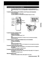 Preview for 35 page of Sony Handycam CCD-FX425 Operation Manual