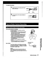 Preview for 41 page of Sony Handycam CCD-FX425 Operation Manual