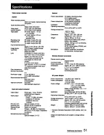 Preview for 51 page of Sony Handycam CCD-FX425 Operation Manual