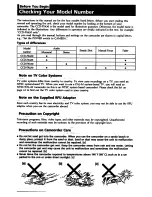 Preview for 4 page of Sony Handycam CCD-FX430 Operation Manual