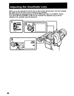 Preview for 10 page of Sony Handycam CCD-FX430 Operation Manual