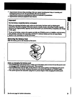 Preview for 6 page of Sony Handycam CCD-FX730V Operation Manual