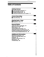 Preview for 5 page of Sony Handycam CCD-SC5 Operation Manual