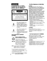 Preview for 2 page of Sony Handycam CCD-TR28 Operation Manual