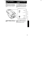 Preview for 31 page of Sony Handycam CCD-TR3 Operation Manual