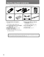 Preview for 6 page of Sony Handycam CCD-TR311 Operating Instructions Manual