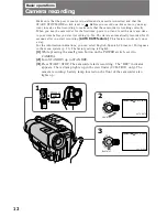 Preview for 12 page of Sony Handycam CCD-TR311 Operating Instructions Manual