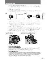 Preview for 13 page of Sony Handycam CCD-TR311 Operating Instructions Manual