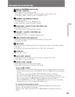 Preview for 27 page of Sony Handycam CCD-TR311 Operating Instructions Manual