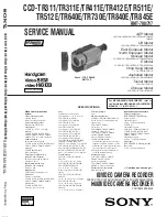 Preview for 1 page of Sony Handycam CCD-TR311 Service Manual