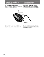 Preview for 12 page of Sony Handycam CCD-TR311E Operating Instructions Manual