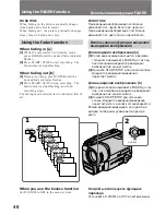 Preview for 40 page of Sony Handycam CCD-TR311E Operating Instructions Manual