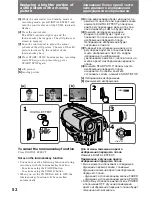 Preview for 52 page of Sony Handycam CCD-TR311E Operating Instructions Manual