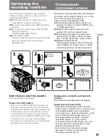 Preview for 67 page of Sony Handycam CCD-TR311E Operating Instructions Manual