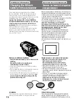 Preview for 72 page of Sony Handycam CCD-TR311E Operating Instructions Manual