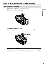 Preview for 9 page of Sony Handycam CCD-TR317 Operating Instructions Manual