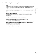 Preview for 11 page of Sony Handycam CCD-TR317 Operating Instructions Manual