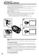 Preview for 16 page of Sony Handycam CCD-TR317 Operating Instructions Manual