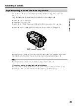 Preview for 21 page of Sony Handycam CCD-TR317 Operating Instructions Manual