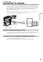 Preview for 23 page of Sony Handycam CCD-TR317 Operating Instructions Manual