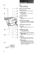 Preview for 8 page of Sony Handycam CCD-TR4 Operating Instructions Manual