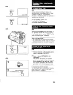 Preview for 23 page of Sony Handycam CCD-TR4 Operating Instructions Manual