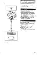 Preview for 41 page of Sony Handycam CCD-TR4 Operating Instructions Manual