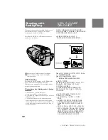 Preview for 30 page of Sony Handycam CCD-TR401E Operating Instructions Manual