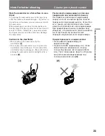 Preview for 21 page of Sony Handycam CCD-TR411E Operating Instructions Manual