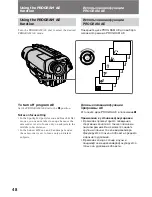 Preview for 48 page of Sony Handycam CCD-TR411E Operating Instructions Manual