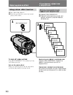 Preview for 52 page of Sony Handycam CCD-TR411E Operating Instructions Manual