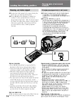 Preview for 70 page of Sony Handycam CCD-TR411E Operating Instructions Manual