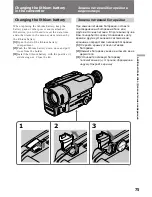 Preview for 75 page of Sony Handycam CCD-TR411E Operating Instructions Manual