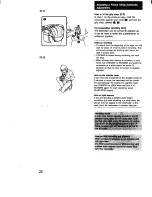 Preview for 22 page of Sony Handycam CCD-TR45E Operating Instructions Manual