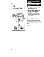 Preview for 24 page of Sony Handycam CCD-TR45E Operating Instructions Manual