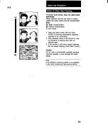 Preview for 43 page of Sony Handycam CCD-TR45E Operating Instructions Manual