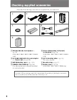 Preview for 6 page of Sony Handycam CCD-TR57 Operating Instructions Manual