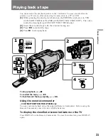 Preview for 21 page of Sony Handycam CCD-TR57 Operating Instructions Manual