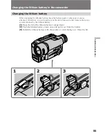 Preview for 55 page of Sony Handycam CCD-TR57 Operating Instructions Manual