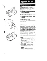 Preview for 18 page of Sony Handycam CCD-TR6 Operating Instructions Manual