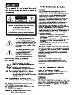 Preview for 2 page of Sony Handycam CCD-TR61 Operation Manual