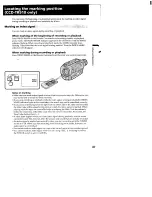 Предварительный просмотр 47 страницы Sony Handycam CCD-TR710 Operating Instructions Manual