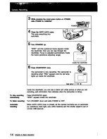 Preview for 14 page of Sony Handycam CCD-TR9 Operation Manual