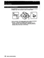 Preview for 26 page of Sony Handycam CCD-TR9 Operation Manual