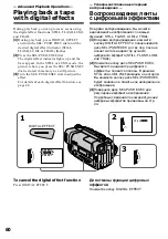 Preview for 60 page of Sony Handycam CCD-TR913E Operating Instructions Manual