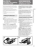 Preview for 7 page of Sony Handycam CCD-TR920E Operating Instructions Manual